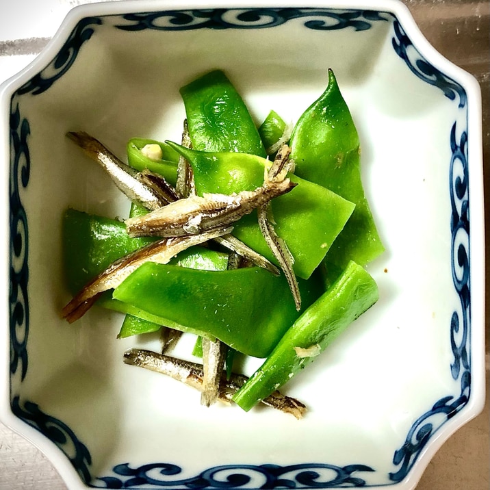 モロッコ豆といりこのさっと煮